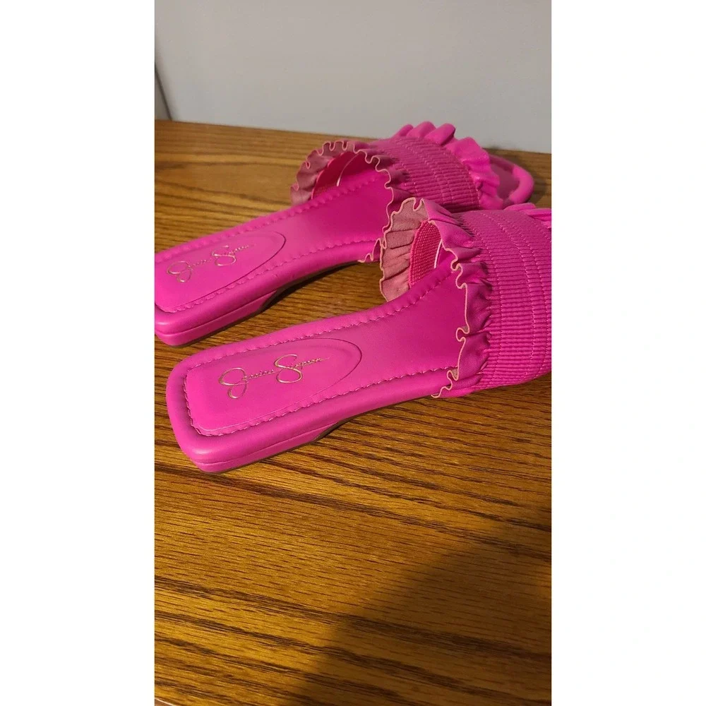 Jessica Simpson Camessa Valley Pink Size 7.5 Sandles - Picture 2 of 3
